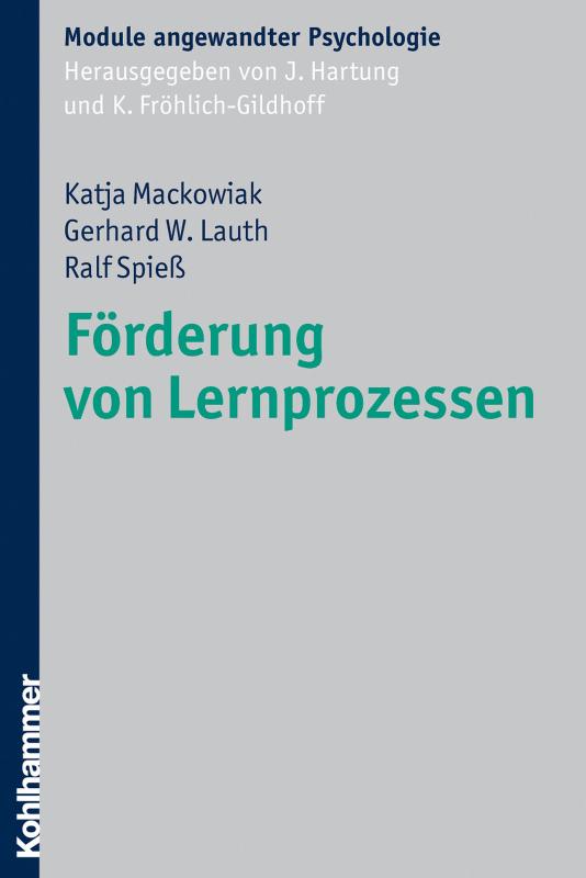 Cover-Bild Förderung von Lernprozessen