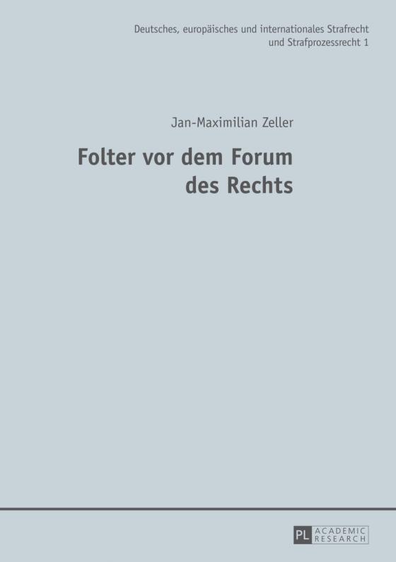 Cover-Bild Folter vor dem Forum des Rechts