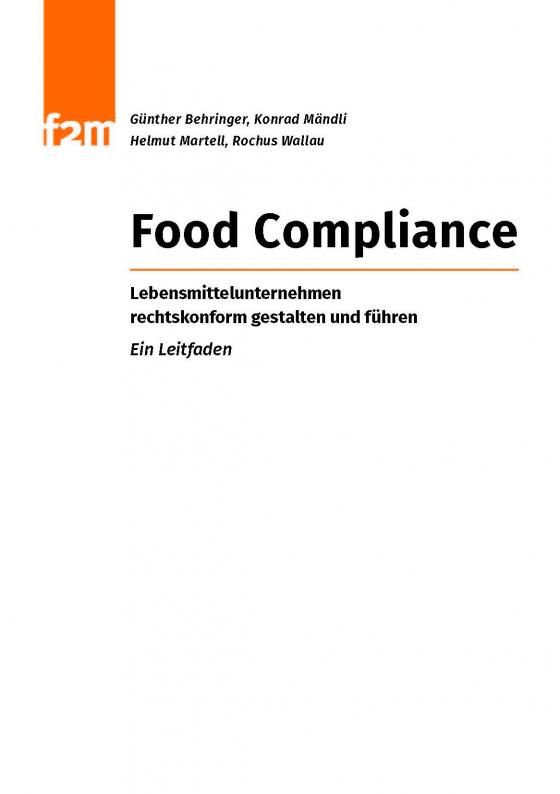 Cover-Bild Food Compliance