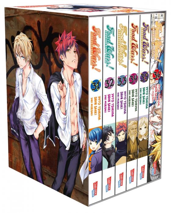 Cover-Bild Food Wars - Shokugeki No Soma, Bände 31-36 im Sammelschuber mit Extra