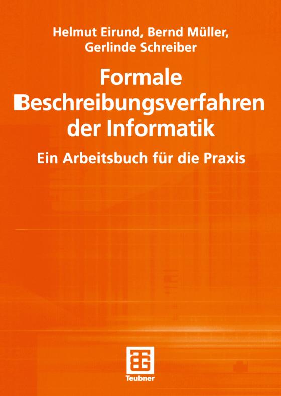 Cover-Bild Formale Beschreibungsverfahren der Informatik