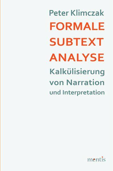 Cover-Bild Formale Subtextanalyse