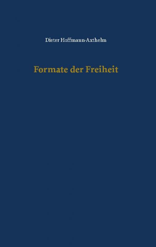 Cover-Bild Formate der Freiheit