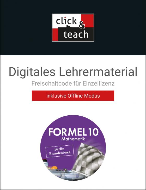 Cover-Bild Formel – Berlin/Brandenburg / Formel BE/BB click & teach 10 Box