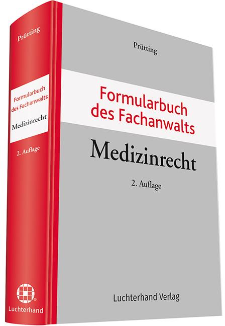 Cover-Bild Formularbuch des Fachanwalts Medizinrecht