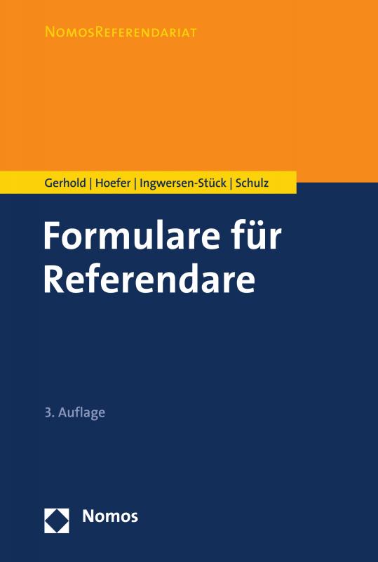 Cover-Bild Formulare für Referendare