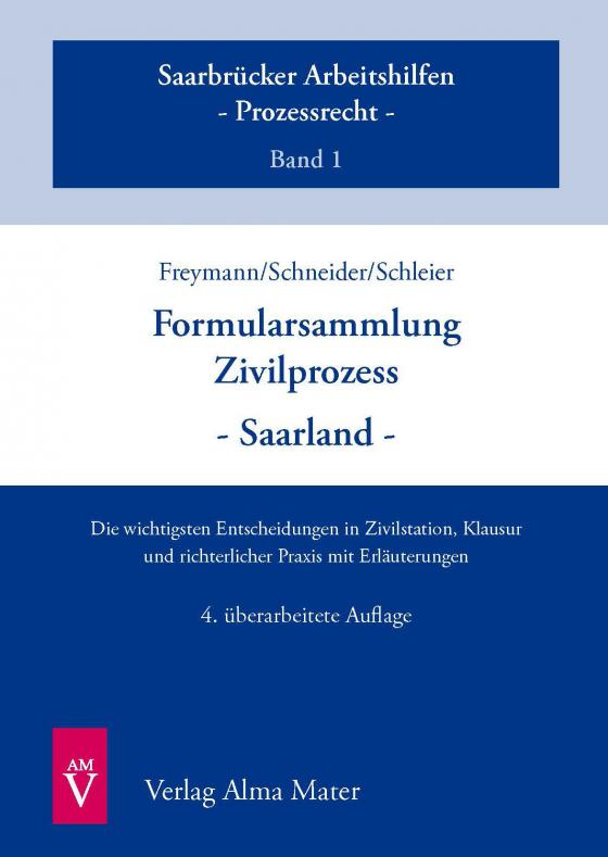 Cover-Bild Formularsammlung Zivilprozess - Saarland