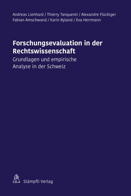 Cover-Bild Forschungsevaluation in der Rechtswissenschaft