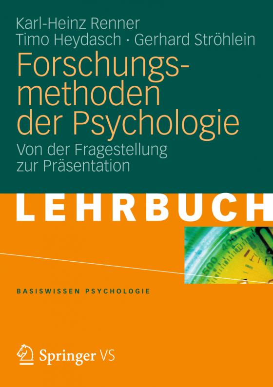 Cover-Bild Forschungsmethoden der Psychologie