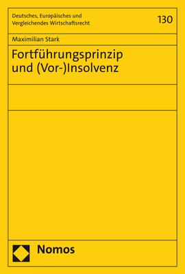 Cover-Bild Fortführungsprinzip und (Vor-)Insolvenz