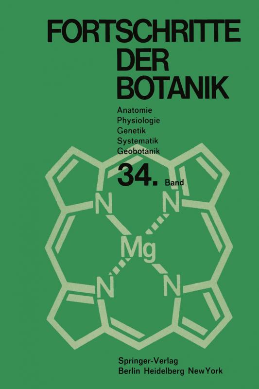 Cover-Bild Fortschritte der Botanik