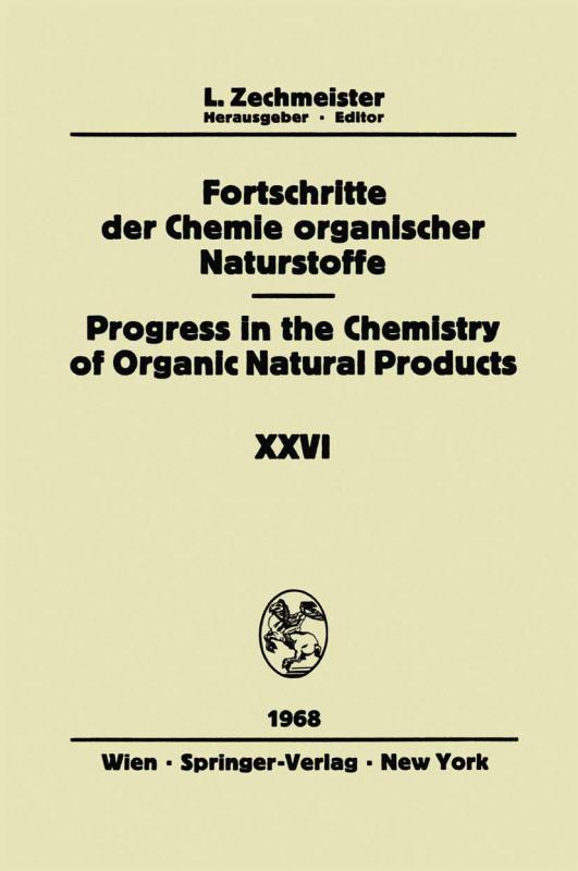 Cover-Bild Fortschritte der Chemie Organischer Naturstoffe/Progress in the Chemistry of Organic Natural Products