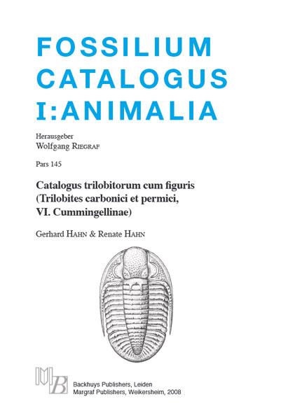 Cover-Bild Fossilium Catalogus I: Animalia Pars 145
