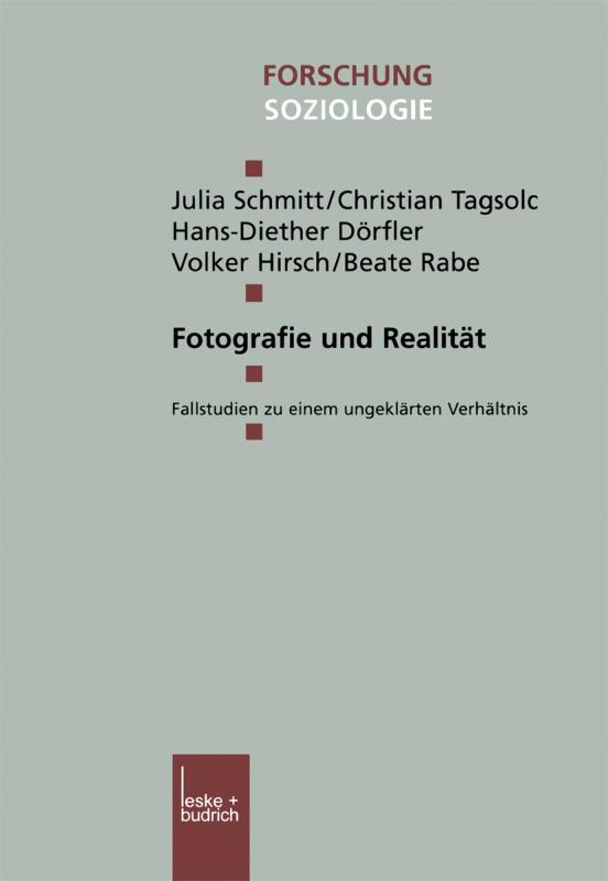 Cover-Bild Fotografie und Realität