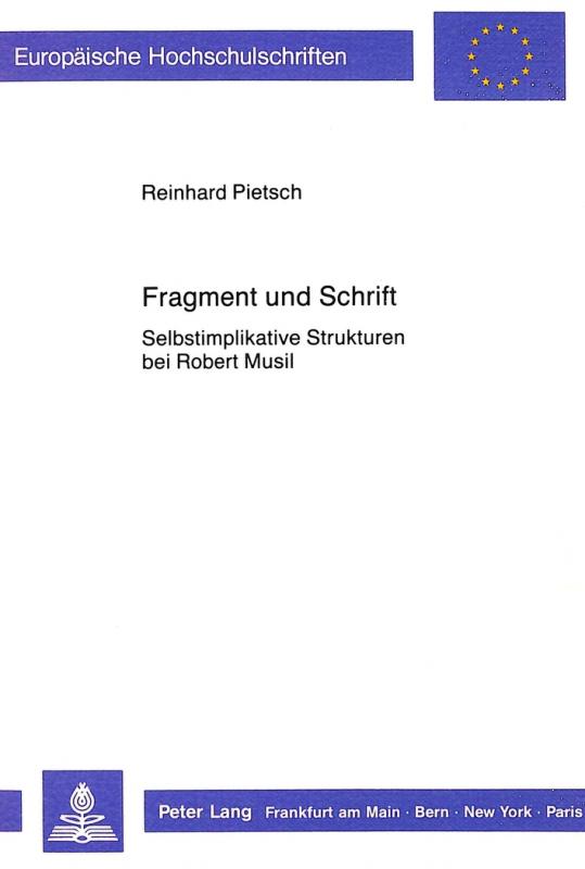 Cover-Bild Fragment und Schrift