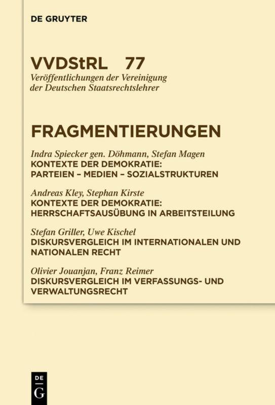 Cover-Bild Fragmentierungen