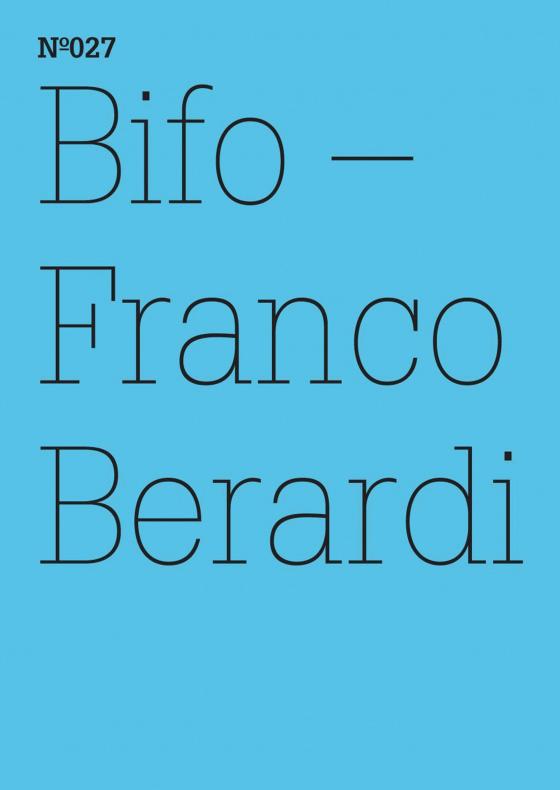 Cover-Bild Franco Berardi Bifo