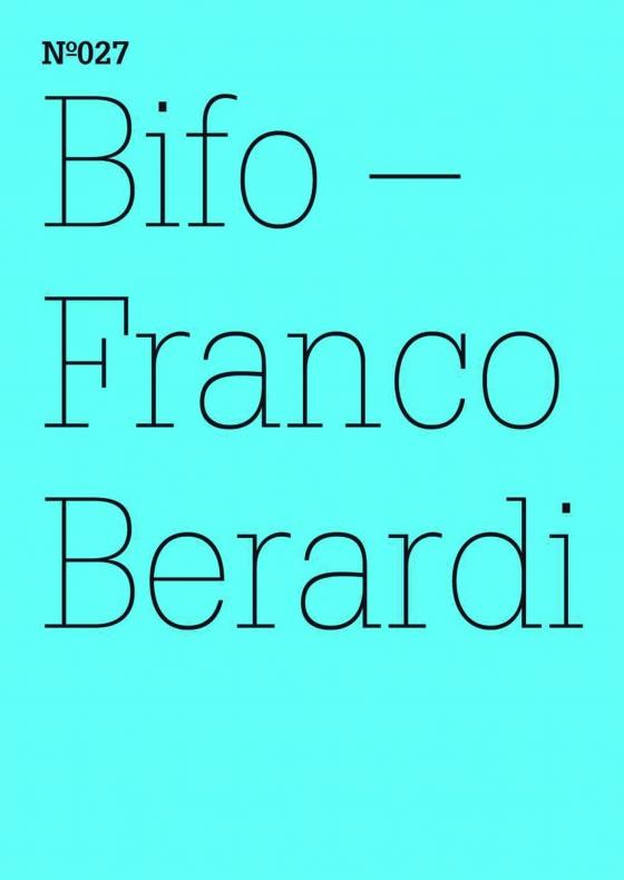 Cover-Bild Franco Berardi Bifo