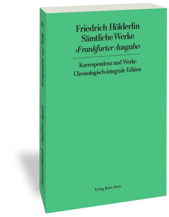 Cover-Bild Frankfurter Ausgabe (FHA). Historisch-Kritische Ausgabe