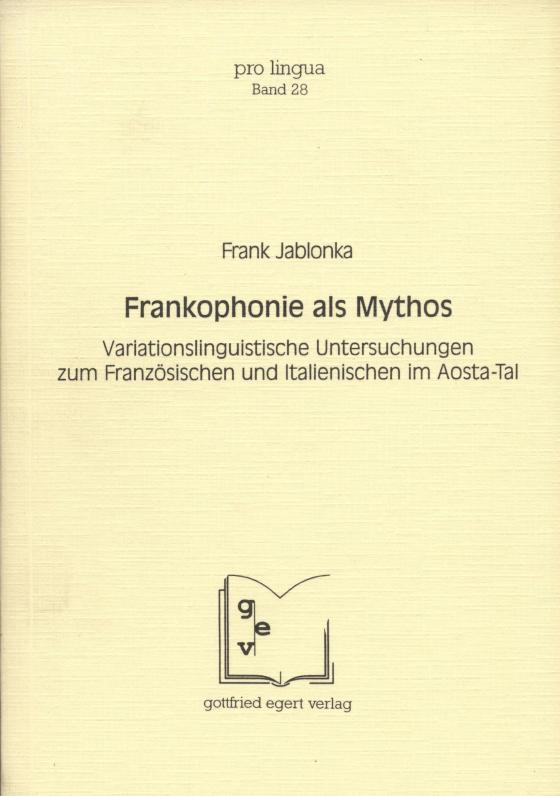 Cover-Bild Frankophonie als Mythos