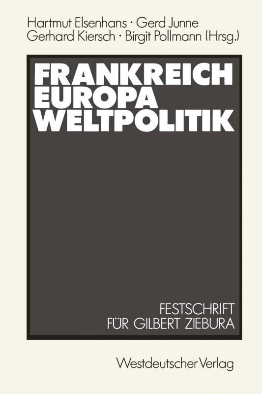 Cover-Bild Frankreich — Europa — Weltpolitik