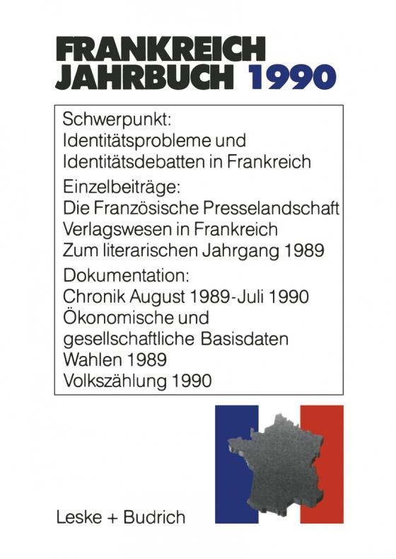 Cover-Bild Frankreich-Jahrbuch 1990