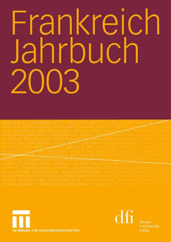 Cover-Bild Frankreich Jahrbuch 2003