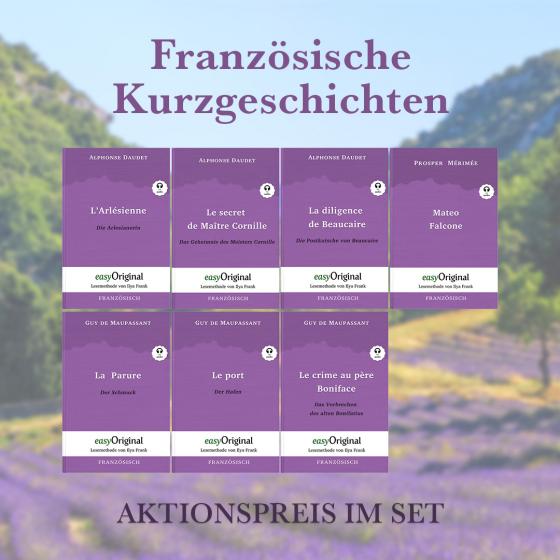 Cover-Bild Französische Kurzgeschichten (Bücher + 7 Audio-CDs)