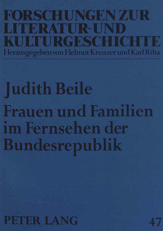 Cover-Bild Frauen und Familien im Fernsehen der Bundesrepublik