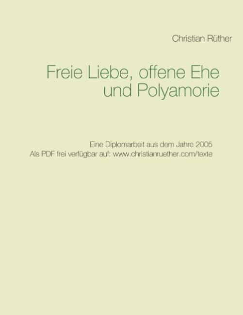 Cover-Bild Freie Liebe, offene Ehe und Polyamory