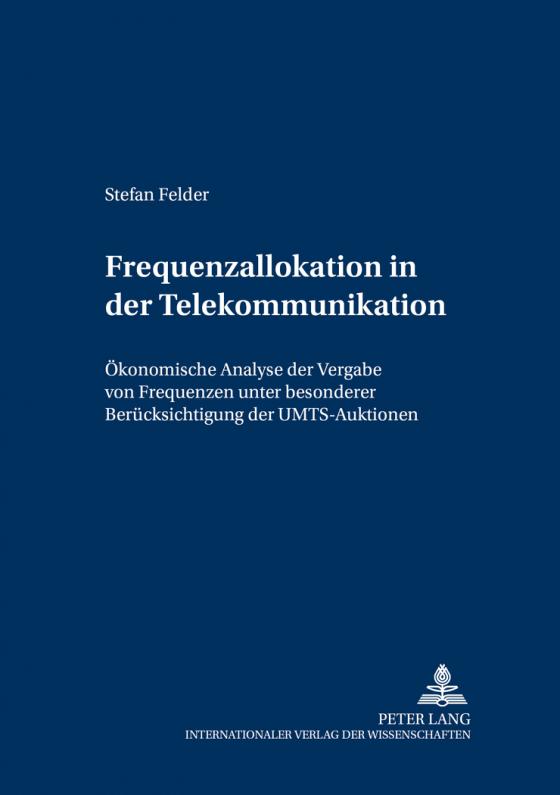 Cover-Bild Frequenzallokation in der Telekommunikation