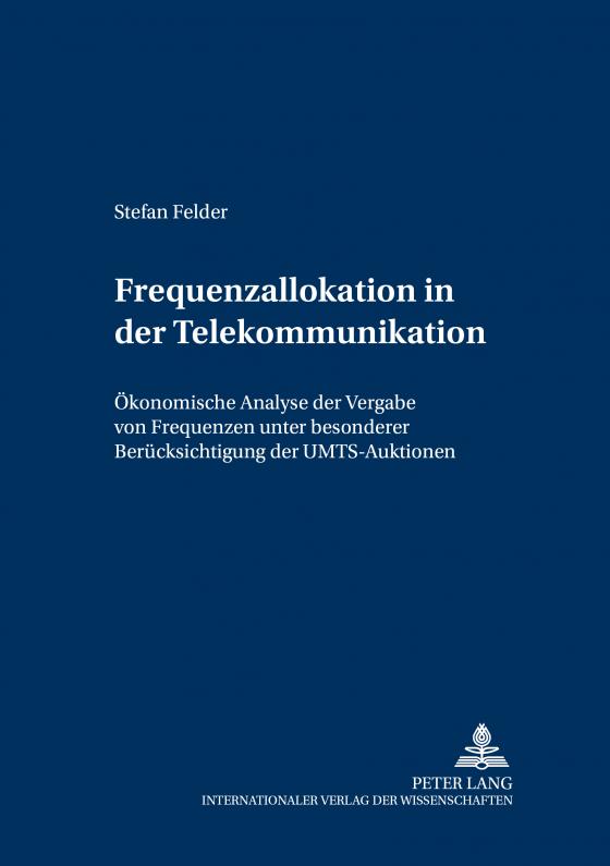 Cover-Bild Frequenzallokation in der Telekommunikation