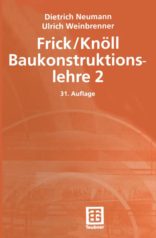 Cover-Bild Frick / Knöll Baukonstruktionslehre 2