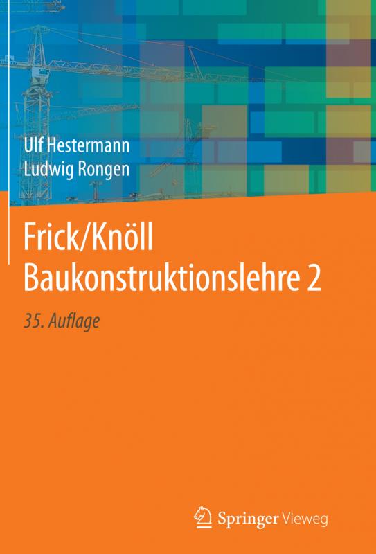 Cover-Bild Frick/Knöll Baukonstruktionslehre 2