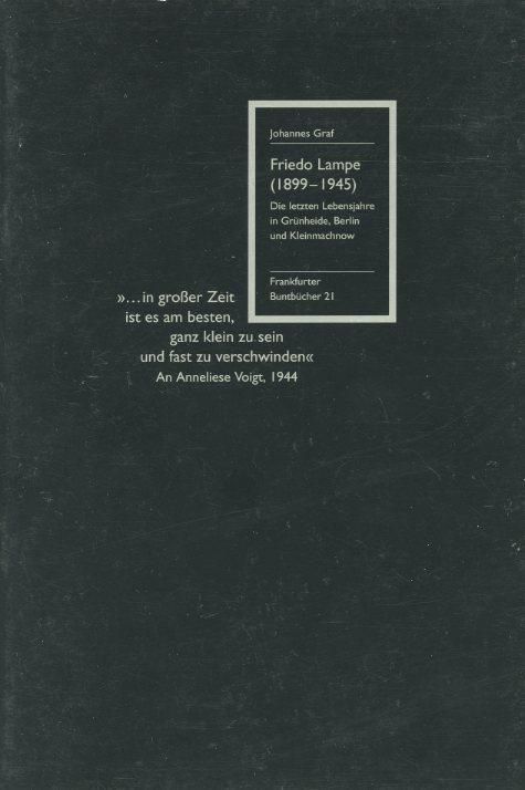 Cover-Bild Friedo Lampe (1899–1945)