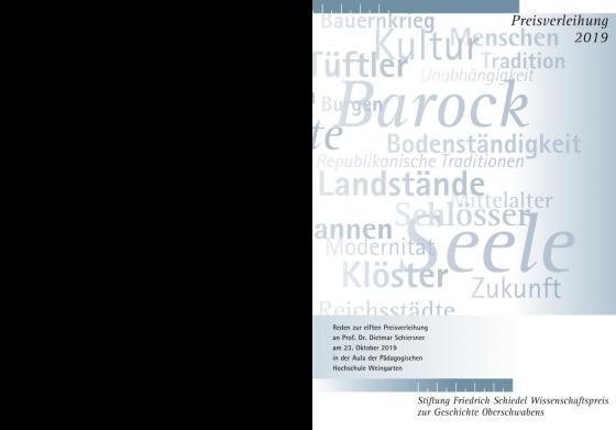 Cover-Bild Friedrich Schiedel Wissenschaftspreis zur Geschichte Oberschwabens 2019