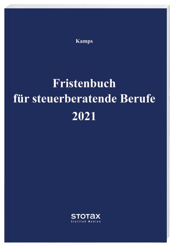 Cover-Bild Fristenbuch für steuerberatende Berufe 2021