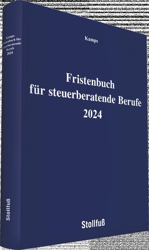 Cover-Bild Fristenbuch für steuerberatende Berufe 2024