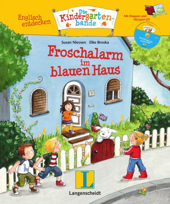 Cover-Bild Froschalarm im blauen Haus - Buch mit digitalem Add-on und Hörspiel-CD