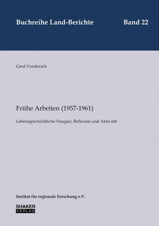 Cover-Bild Frühe Arbeiten (1957-1961)