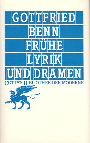 Cover-Bild Frühe Lyrik und Dramen (Cotta's Bibliothek der Moderne, Bd. 8)