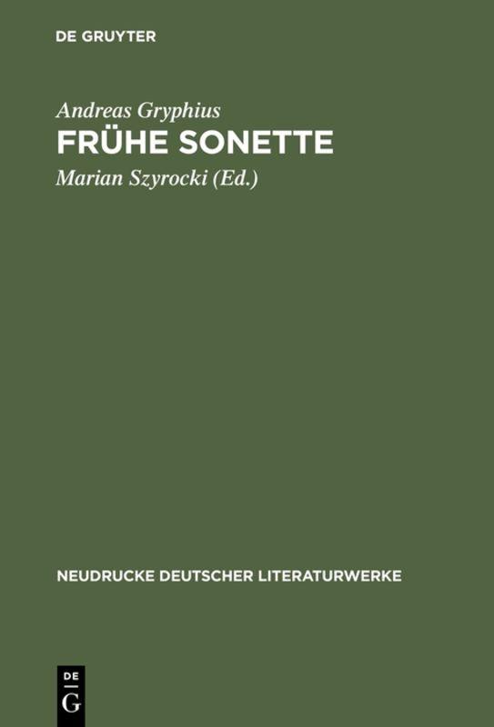 Cover-Bild Frühe Sonette