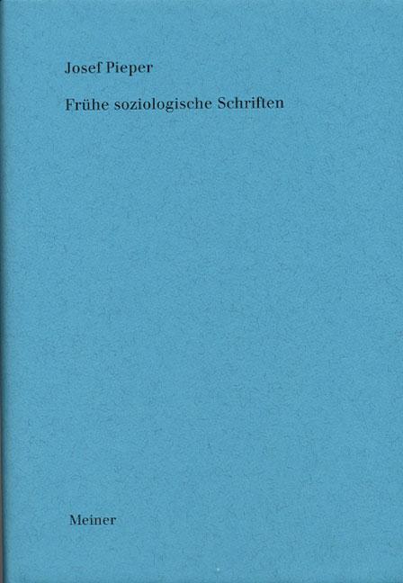 Cover-Bild Frühe soziologische Schriften