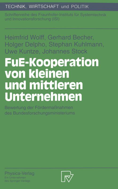 Cover-Bild FuE-Kooperation von kleinen und mittleren Unternehmen