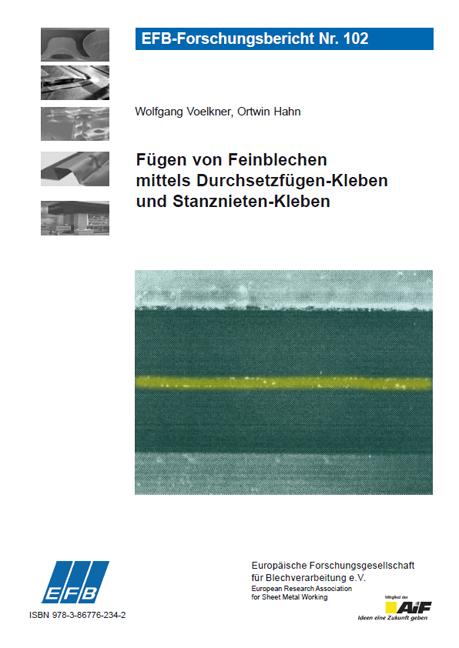 Cover-Bild Fügen von Feinblechen mittels Durchsetzfügen-Kleben und Stanznieten-Kleben