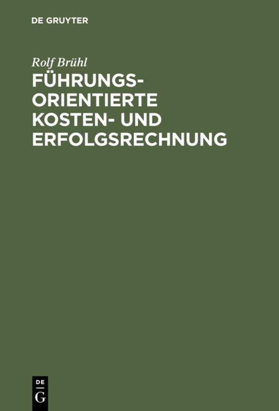 Cover-Bild Führungsorientierte Kosten- und Erfolgsrechnung