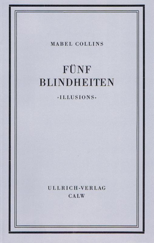 Cover-Bild Fünf Blindheiten