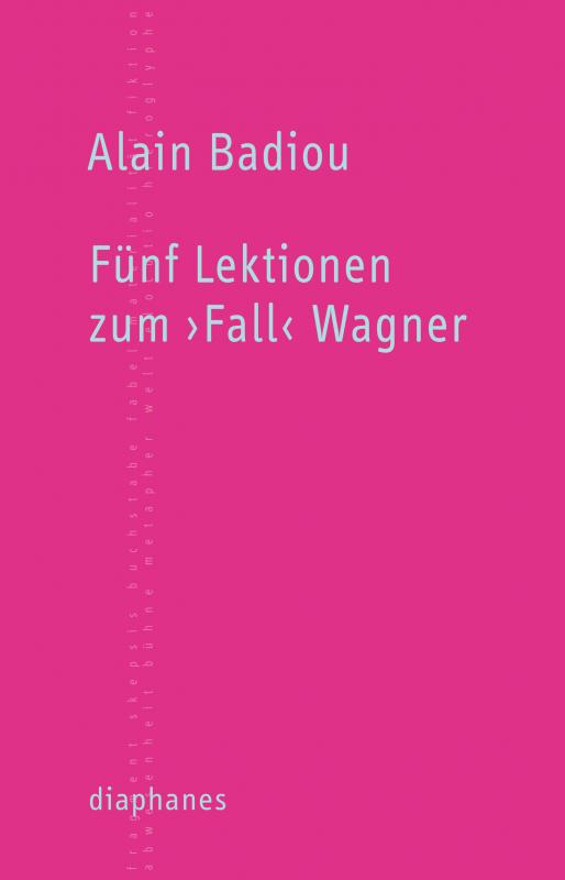 Cover-Bild Fünf Lektionen zum ›Fall‹ Wagner