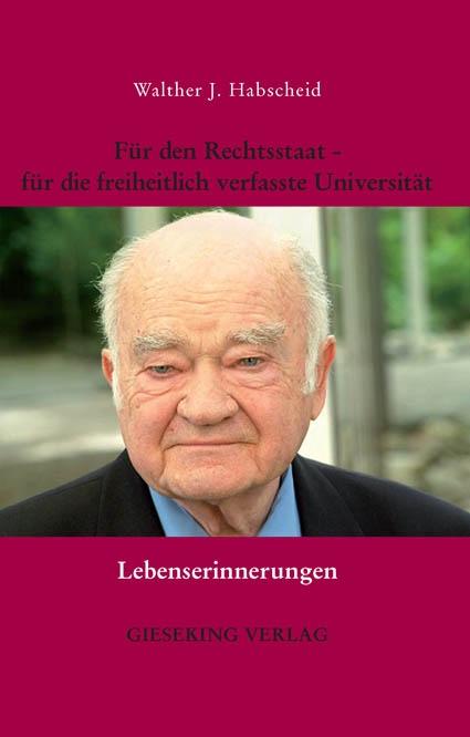 Cover-Bild Für den Rechtsstaat - für die freiheitlich verfasste Universität