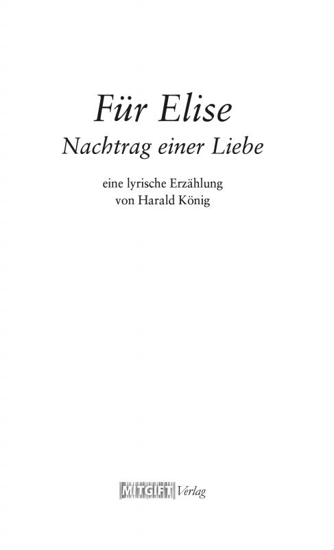 Cover-Bild Für Elise